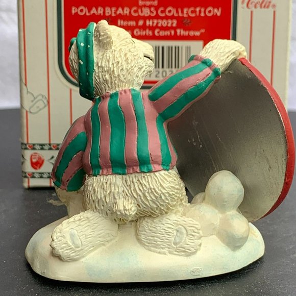 Who Said Girls Cant Throw - Coca-Cola Polar Bears Cubs Collection from 1995 - Picture 5 of 7